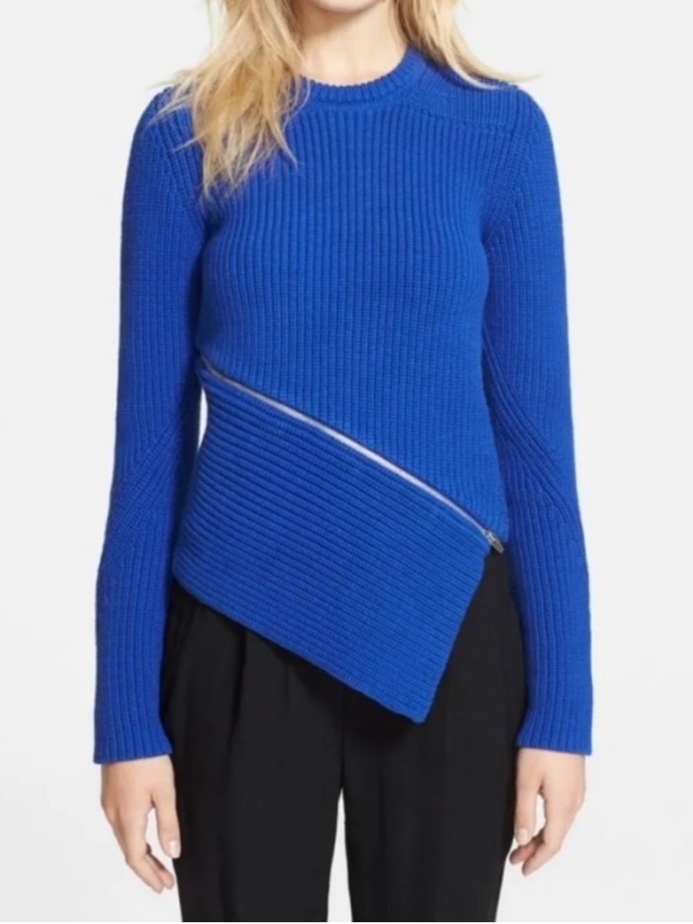 ALEXANDER WANG Asymmetrical Knit Zipper
Sweater S